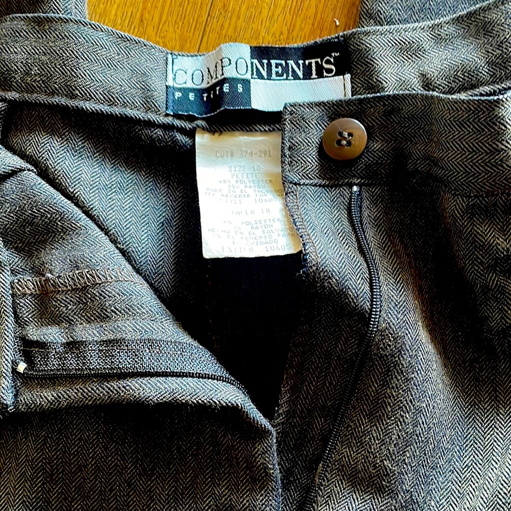 Vintage Wide Leg Trousers (Petite Size 10)